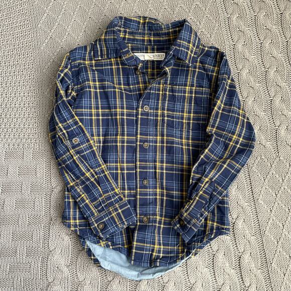 Hope & Henry Plaid Button Down ~ XS - Picture 1 of 9